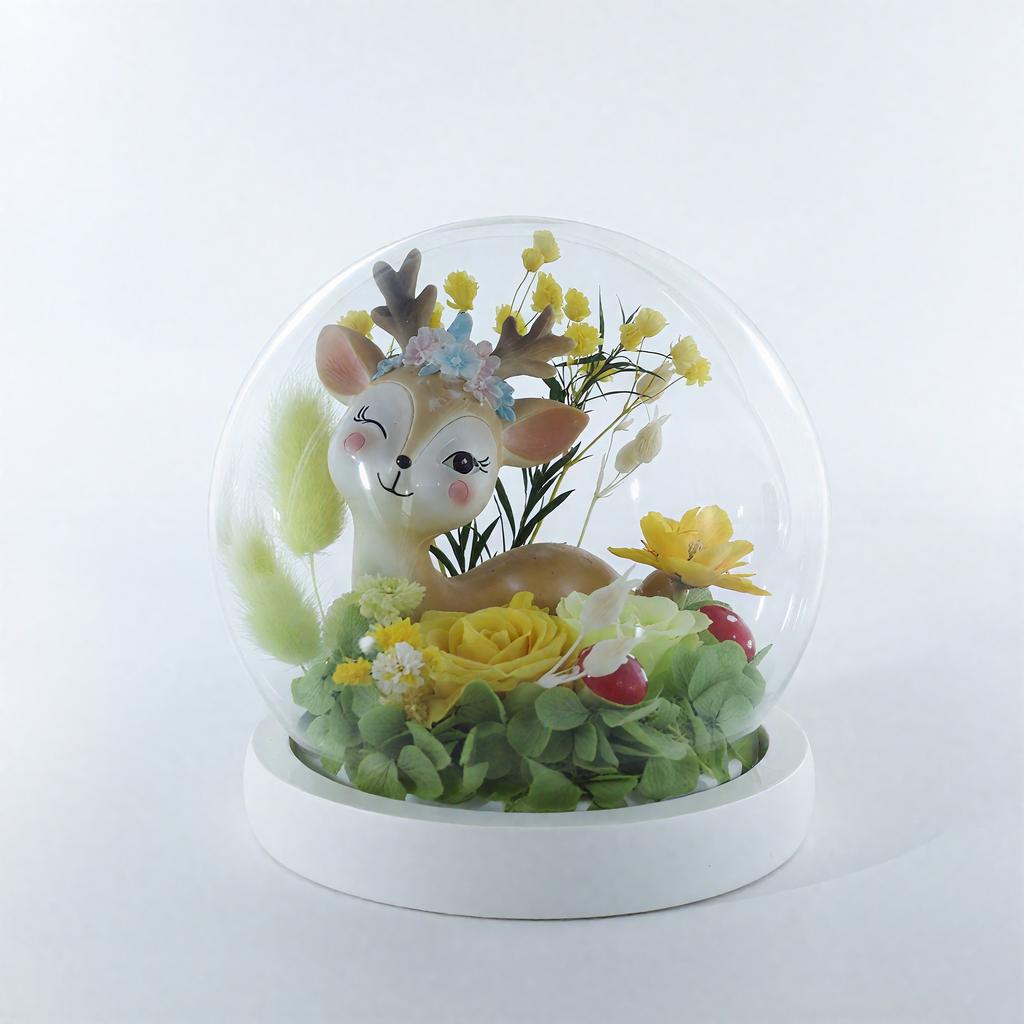 Eternal Flower Glass Cover Valentine's Day Birthday Girlfriend Christmas Gift Creative Gift Festival