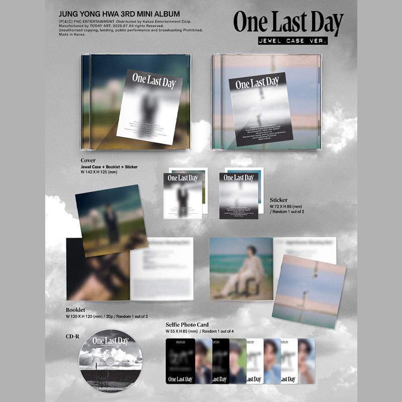 JUNG YONG HWA (CNBLUE) – 3. Mini-Album 'One Last Day' (JEWEL CASE Ver.)