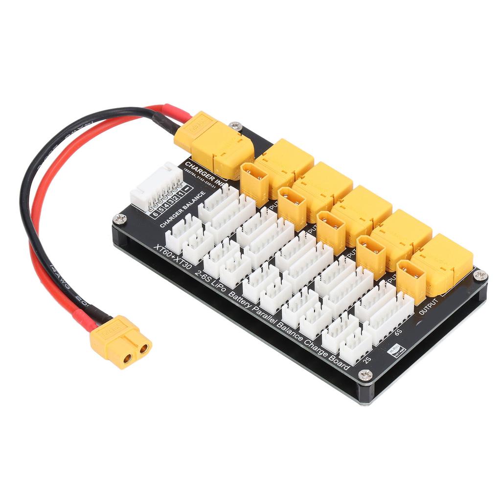   Battery Charging Board Lithium Battery Charging Board   Battery Charging Board Parallel Plug XT30 XT60 2‑6S Lithium Batteries for IMAX B6 Ch