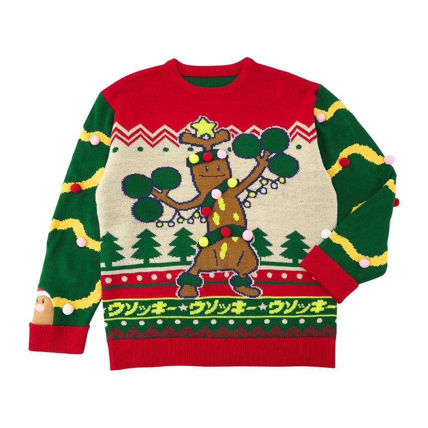 

[Pokemon] Pokemon Center Holiday Blessings Sudowoodo L Sweater