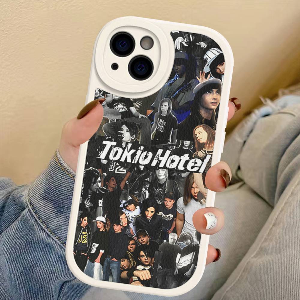 Tokio Hotel Band Phone Case For IPhone 16 15 14 13 12 11 Pro Max Plus Soft Leather Cover