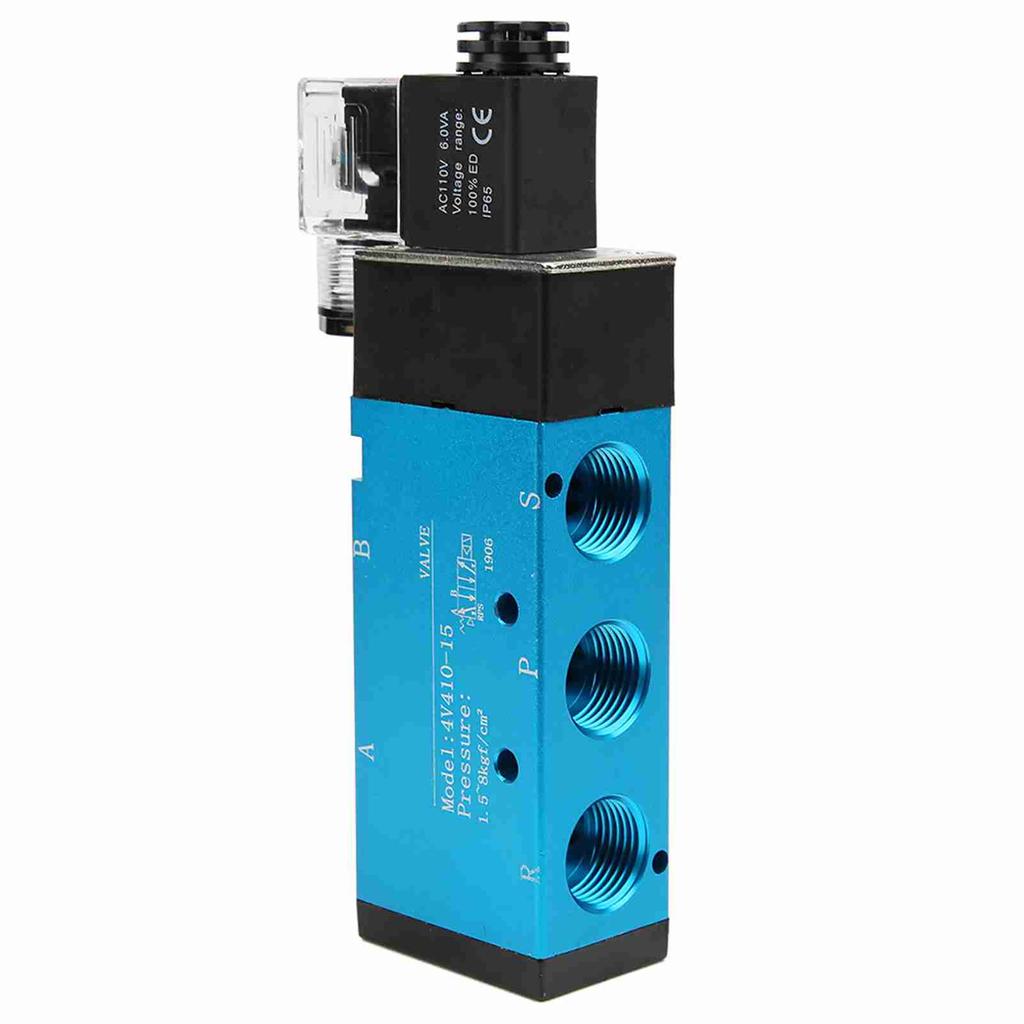 4V410-15 2 Position 5 Way Solenoid lve 50mm 0.18.0.8MPa IP65( 12V)