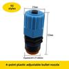 Fine Mist High-Pressure Copper Nozzle for Dust Control and Cooling In Construction and Agriculture