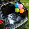1pc Anti-Slip Fashion Trunk Mat with White Tiger Pattern Design, Durable Material