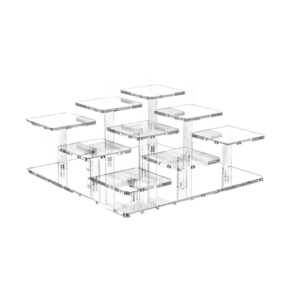 

Acrylic Display Stand Collectibles Display Dessert Stand срібний