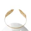 Elegant Women Tiara Golden Leaf Headdress Baroque Bridal Wedding Hair Jewelry  Bridal