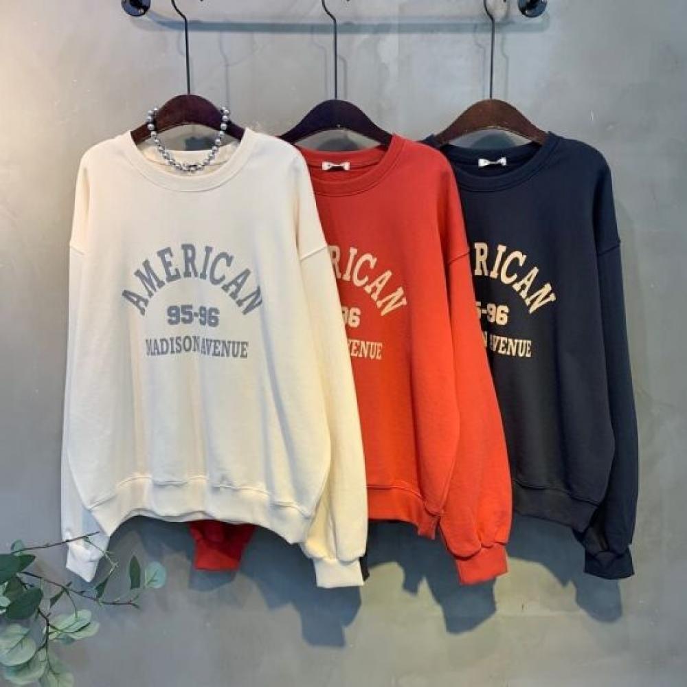 C S In The Room Men meCha Color bloCk letterIng prIntIng Round neCk SweatShirt 3