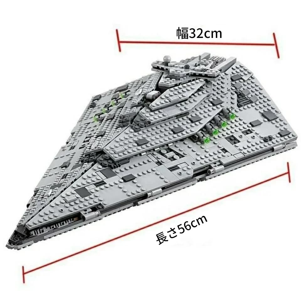 Zmart 75190 Navă Spațială de Luptă Navă Spațială Blocuri de Construcție Distrugător Model Spațial DIY Model din Plastic Kit de Asamblare Kit de Construcție Avion de Luptă Jucărie Educativă