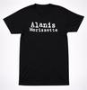 Alanis Morissette Text Shirt Alternative Rock 90s Icon Black Shirt 1990's