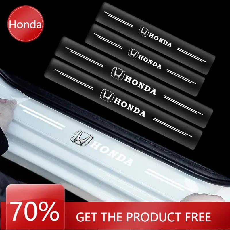 2025 Car New Honda Car Threshold Protector Transparent Decorative Badge 3D Sticker For Honda Accord Odyssey Civic Inspire Envix