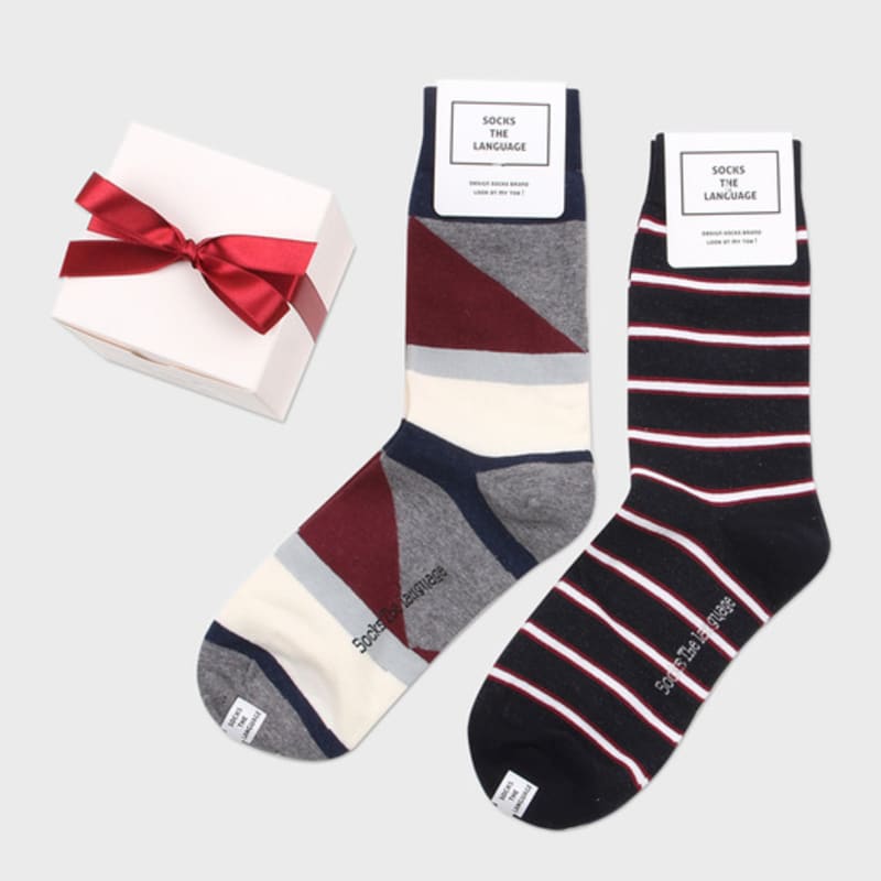

SOCKS THE LANGUAGE Sense (2-SET of socks) FREE