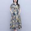 Aigre A-Line Polo Neck Summer Dress
