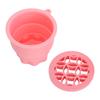 Makeup Brush Cleaner Cup Cosmetic Brush Cleaning Pad Drying Rack Silicone Scrubber Bowl Portable Washing Tool