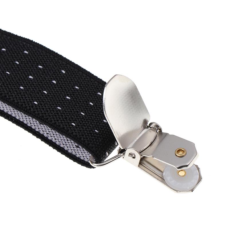 1Pair Mens Shirt Stays Garters Military Holder Non-Slip Clamps Leg Suspenders