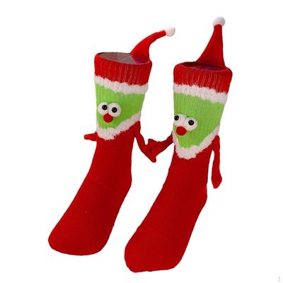 Weihnachts-Hand in Paar-Socken, Weihnachts-Knöchel für Feiertage, Sport, Fitnessstudio