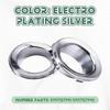 51117127941 51117127942 Car Front Fog Lights Frame Fog Lights Trim Ring For Mini R50 R52 R53 2002-2006 Silver