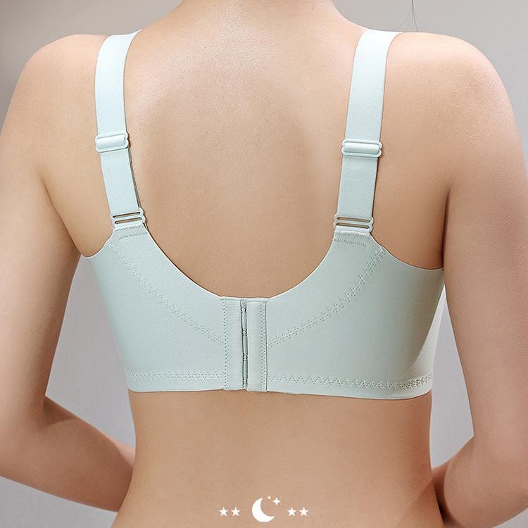 Damski cienki, oddychający biustonosz push-up z fiszbinami zbierający