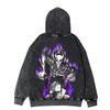 Naruto Vintage Oversized Hooded Jacket - Japanese Anime Style (Autumn/Winter)