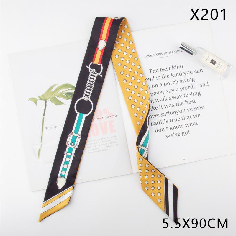 Versatile Vintage Silk Scarf: Hair Tie, Headband, Bag Accessory