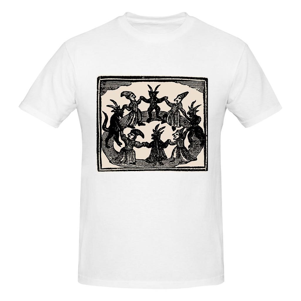Witches Circle Dance Soft And Glutinous Tshirtminimalist Style Atmosphere Tee