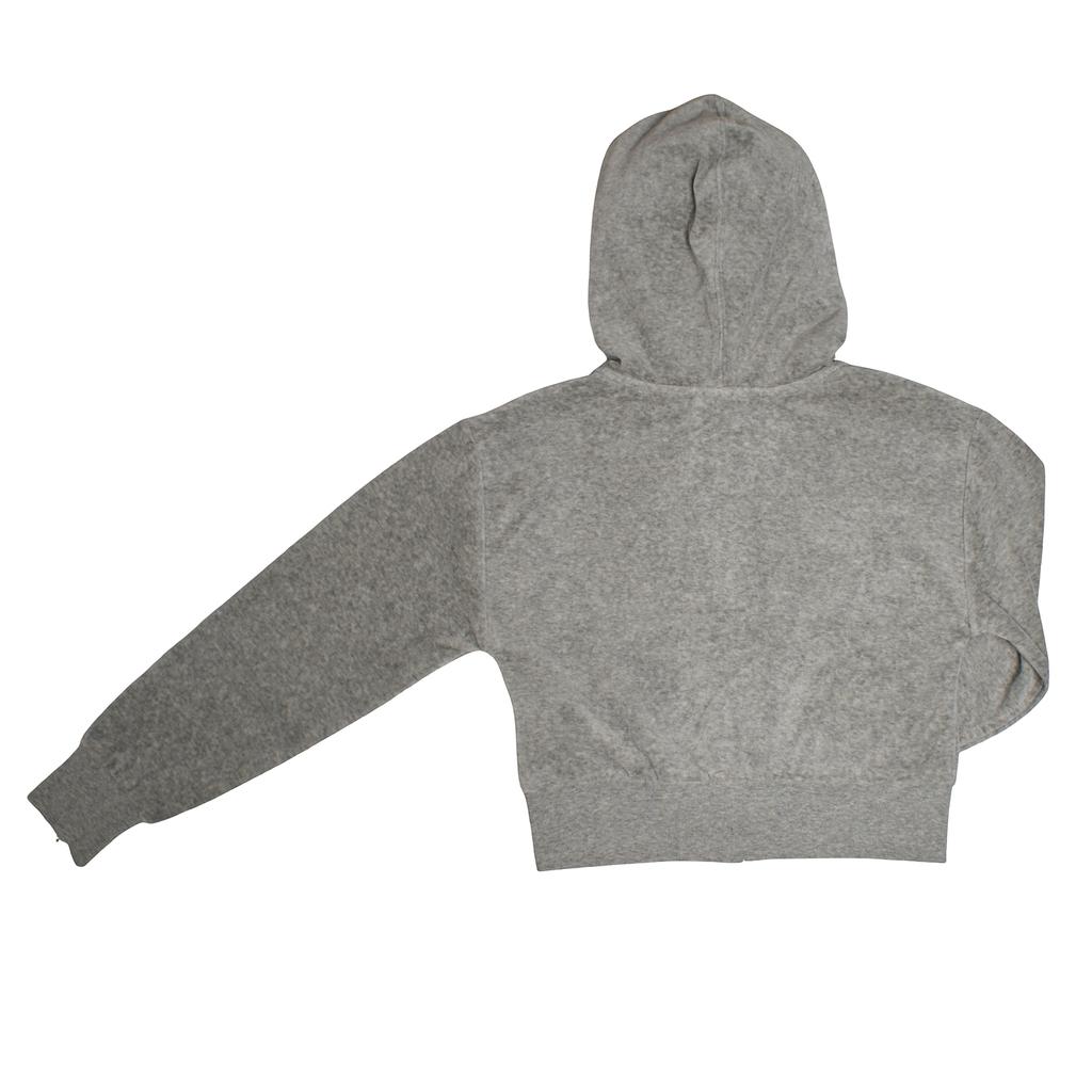 Velvet Hoodie with Zip 759574 for Girl