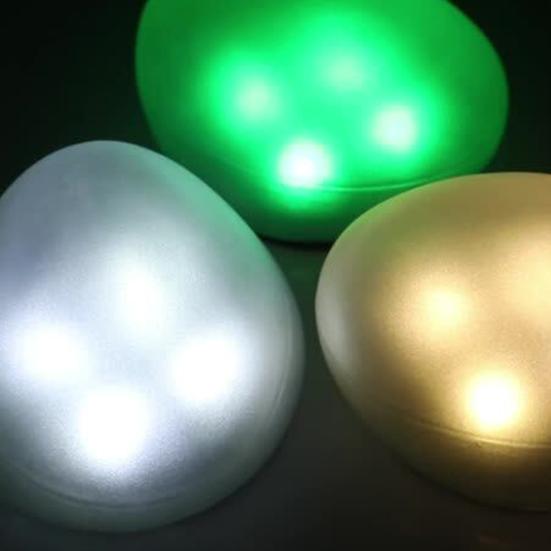 Solar Stone Garden Light, Waterproof LED Rock Outdoor Solar Lamp, Cobblestone Look Lawn Lamp, Decorative Solar Light for Garden Pathway Patio Yard
