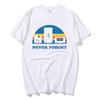Never Forget The Old Radio Unisex Unisex T Shirts Harajuku ONeck TShirts Vintage Oversize Clothing Summer Cotton Tshirts Couple