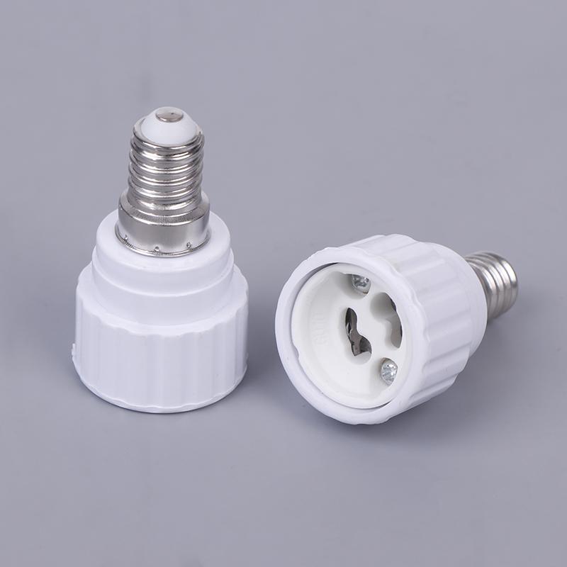 1/5Pcs Led Light Lamp Holder Converter E14 To Gu10 Ceramic Base Screw Bulb Socket Adapter Led Saving Light Halogen Lamp Base