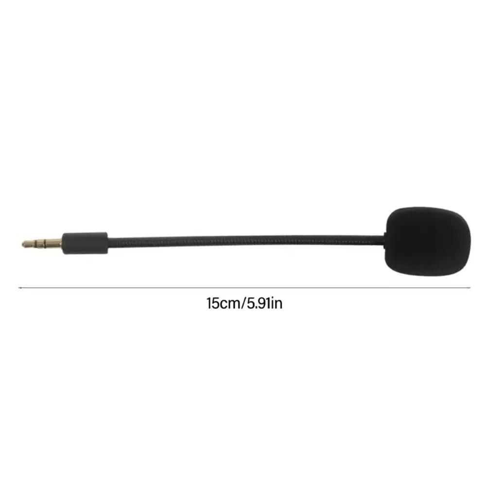 Detachable Game Headset Mic 3.5mm Universal Gaming Microphone Boom Flexible Noise Canceling Game Mic for Barracuda X