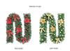2.7m Dense Simulated Christmas Vine for Window Decoration