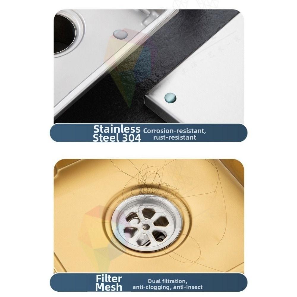 Anti-Odor Floor Drain Cover Recessed Shower Filter Invisible Drainage Covers  Bathroom Drains