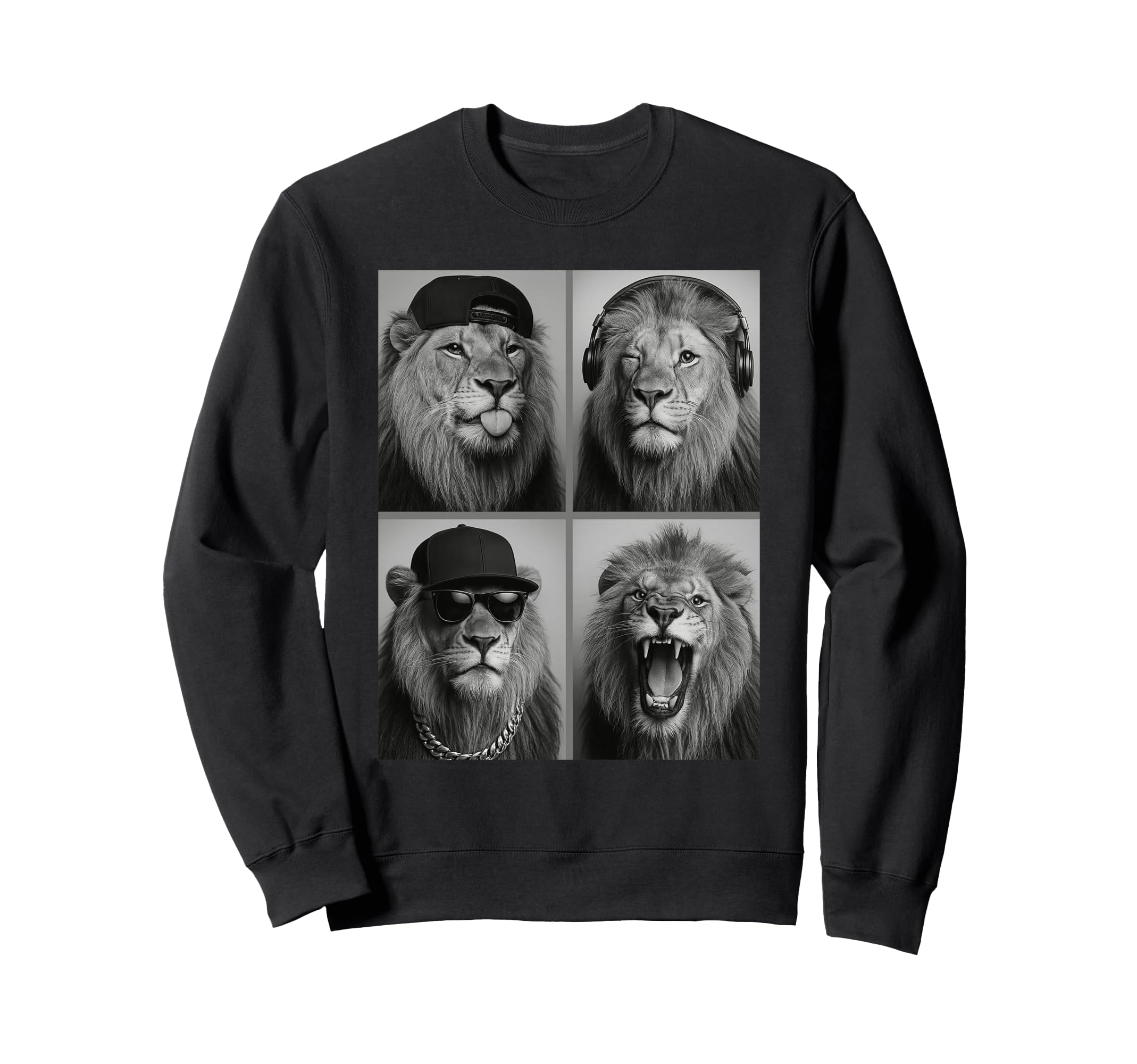 

Lion Headphone Sunglasses Sweatshirt