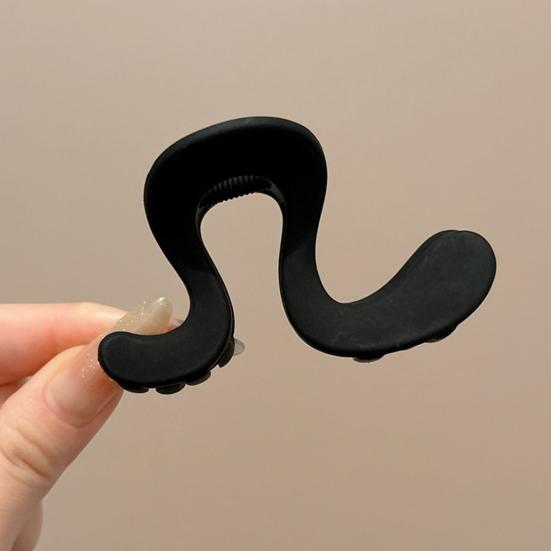 Damen Haarklammer Geometrische Form Anti-Rutsch-Zähne Haarspange Dusch-Hinterkopf-Haarspange Haaraccessoires