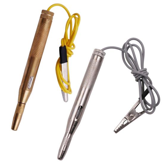 Automotive Circuit Tester 6V/12V/24V Copper Pen Body Test Light for Quick Vehicle Wiring
