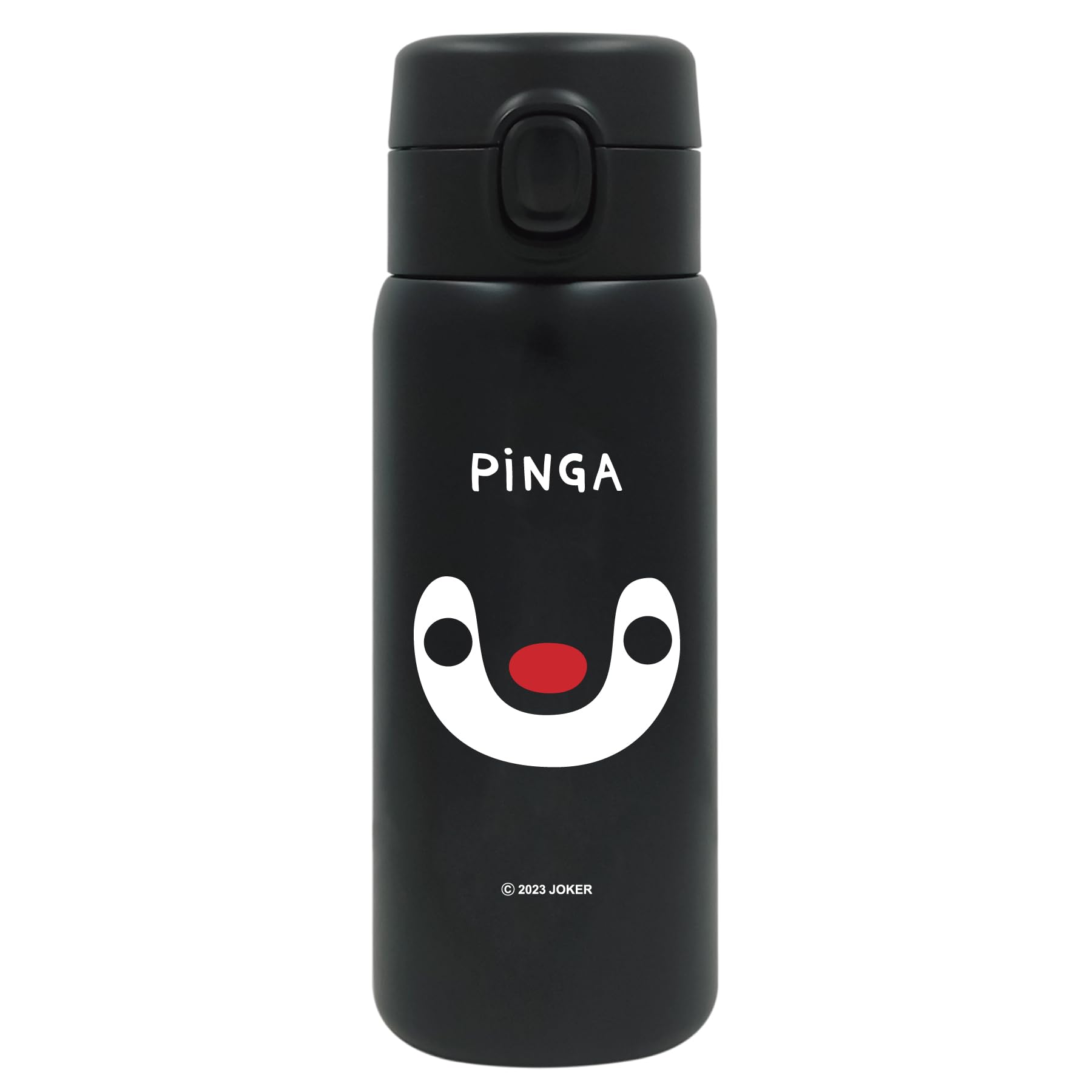 

Pingu Vacuum Double-Sealed Stainless Steel One-Push Bottle 350ml [Pinga] 195-132