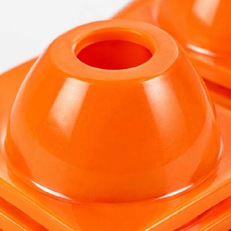 Stackable Agile Marker Cones, 12-Piece Soccer Training Set for Practice Border, Position Areas, Turn Point, and Drill Route
