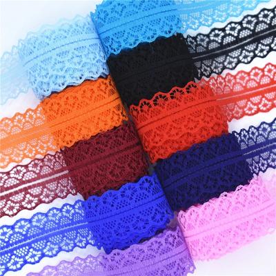 Hochwertiges 10 Yards Spitzenband Bandbreite 28MM Besatzstoff DIY Besticktes Netzkordel zum Nähen Dekoration Afrikanischer Spitzenstoff