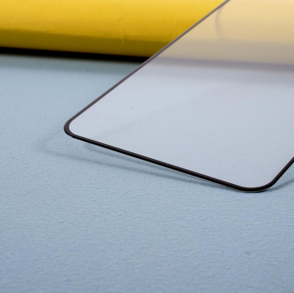 Full Coverage Screen Shield for Xiaomi Poco X3 Silk Printing Tempered Glass Protector (Full Glue)