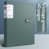 1Pcs Pp High Transparency And Waterproof Insert Brochure 60/100 Pocket A4 File Folder Suitable For A4 Size Documents And Papers