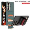 Samsung S26 Ultra-Thin Drop-Proof Wrist Strap Case: Fashionable, Solid Color, Fine Hole Design