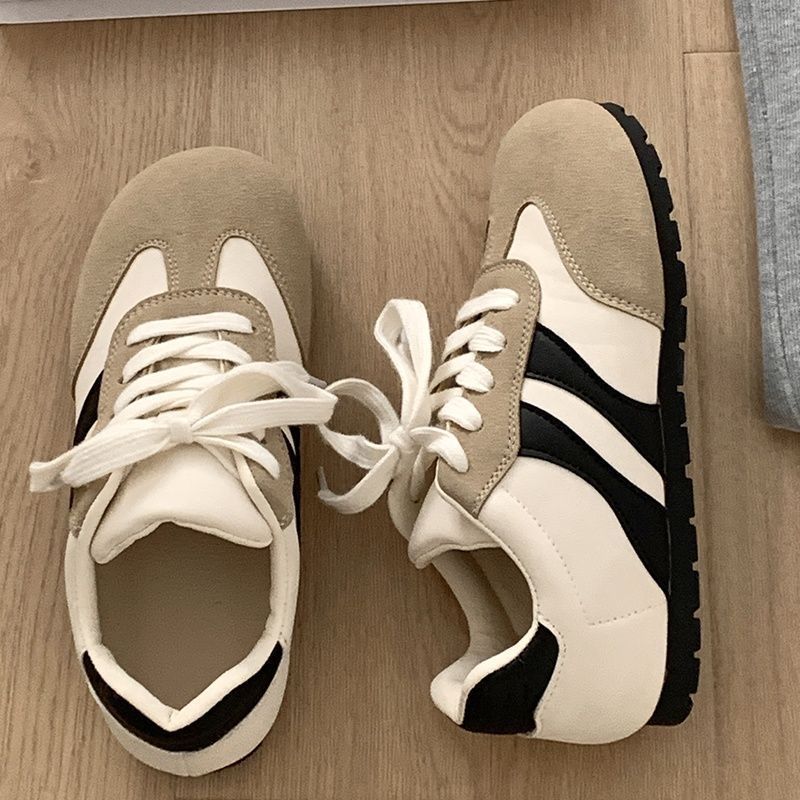 2025 new casual versatile order surge shoes student light sports shoes women's American retro flat shoes Dexun women's shoes