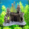 Resin Simulation Fake Aquarium Accessories Fish House Tower Coral Castle Aquarium Ornaments