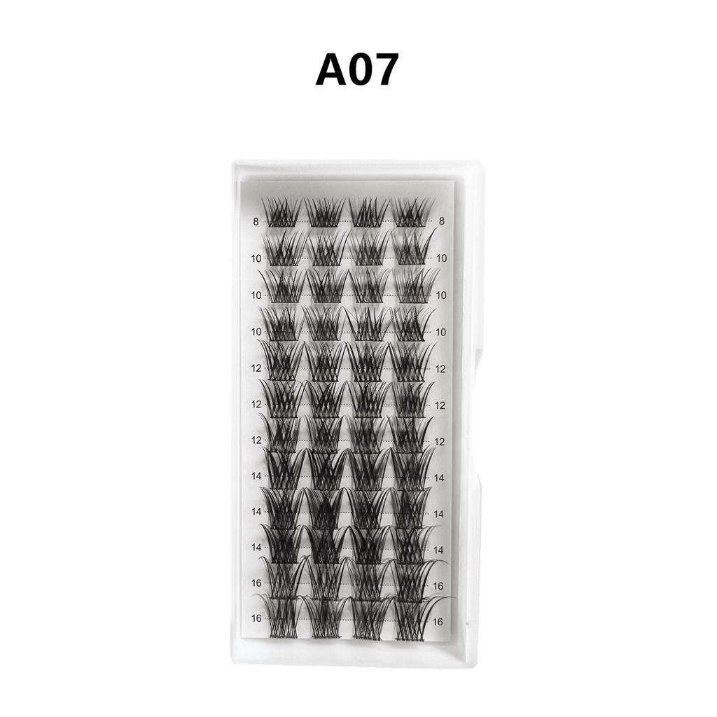 Natural Soft Self-Grafting Single-Cluster Segmented False Eyelashes Diy Eyelashes
