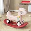 3-in-1 Wooden Rocking Horse & Ride-On Toy: Perfect First Birthday Gift for Boys and Girls