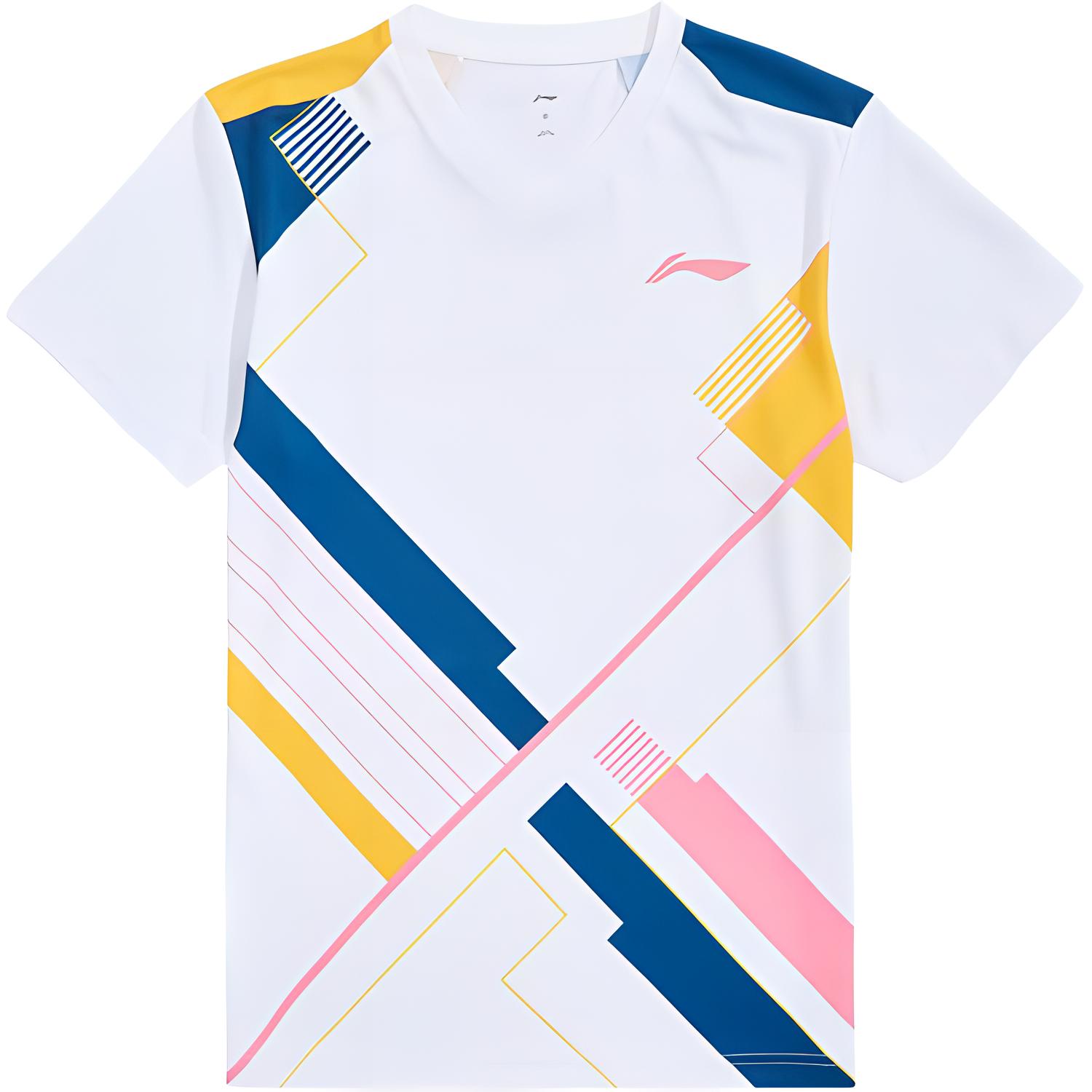 

Li-Ning Comfortable Casual Breathable Quick-Dry Badminton Apparel Unisex Apparel Standard-White AAYU235-2 3XL