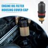 No.FT4Z-6A832-C Engine Oil Filter Housing Cover Cap for Ford Edge Sport 2.7L 2015-2018 for Ford F-150 2.7L 2015-2025 for Ford Bronco 2.7L 2021-2024