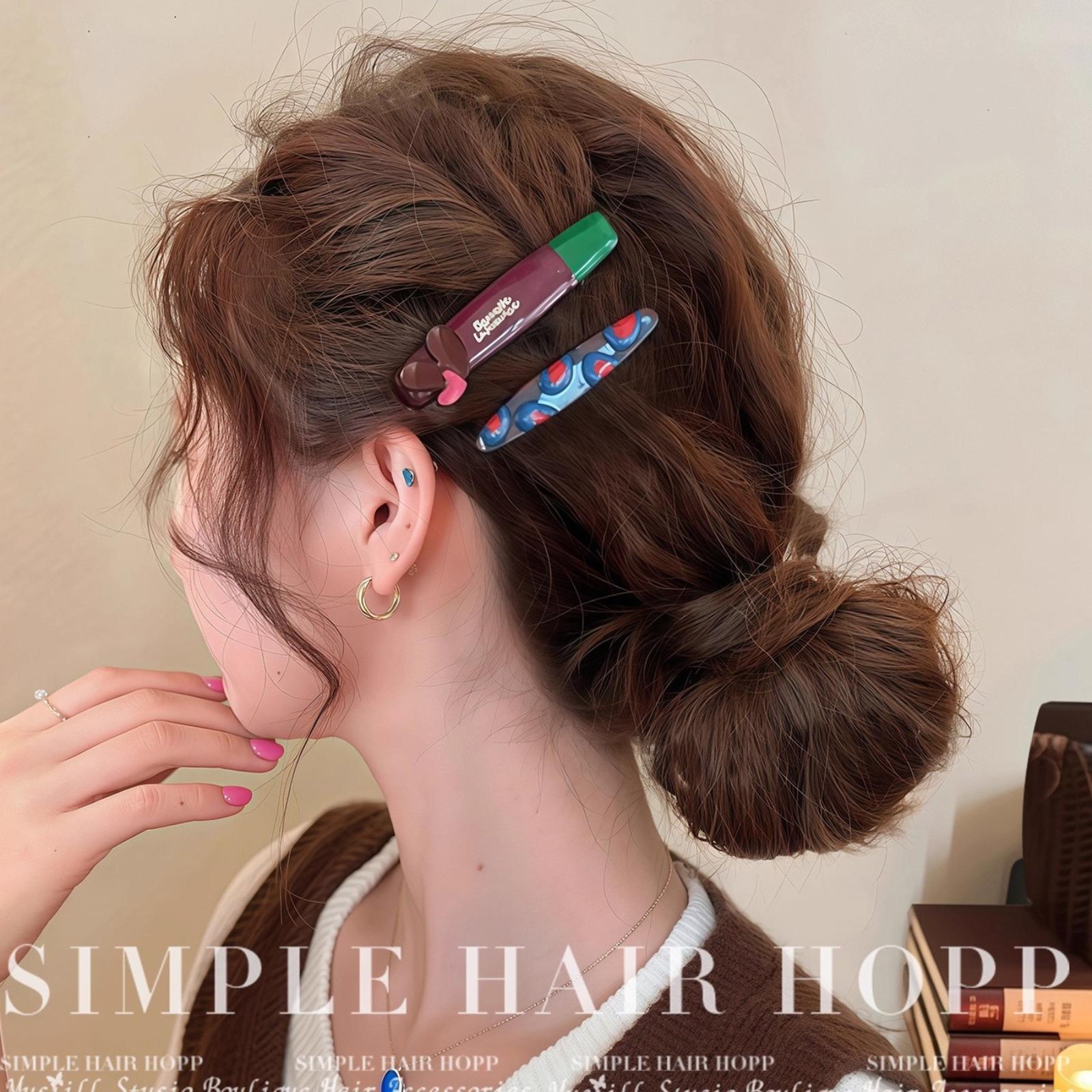 

Small Alloy Hair Claw Clips Set Half Up Hair Accessories Side Hair Clip Hairpins for Short Hair Durable Hair Grips for Women Girls 2 Pieces One Size