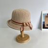 Autumn and Winter Fisherman's Hat Children Autumn and Winter Fashion Wool Basin Hat Warm Temperament Mother Hat Curled Edge Middle-aged