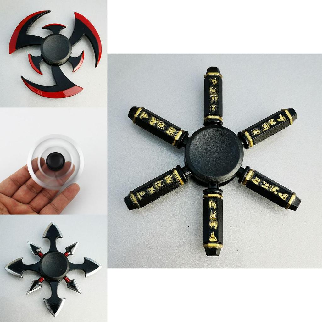 Naruto Shuriken Fingertip Spinner High-speed Rotation Antistress Toy For Kids And Adults