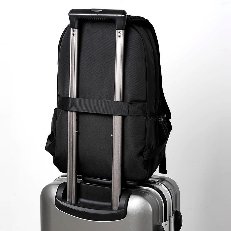 Backpack Men'S Business Leisure Computer Bag Going Out Travel Bag Trend Middle School Student School Bag Printed Logo